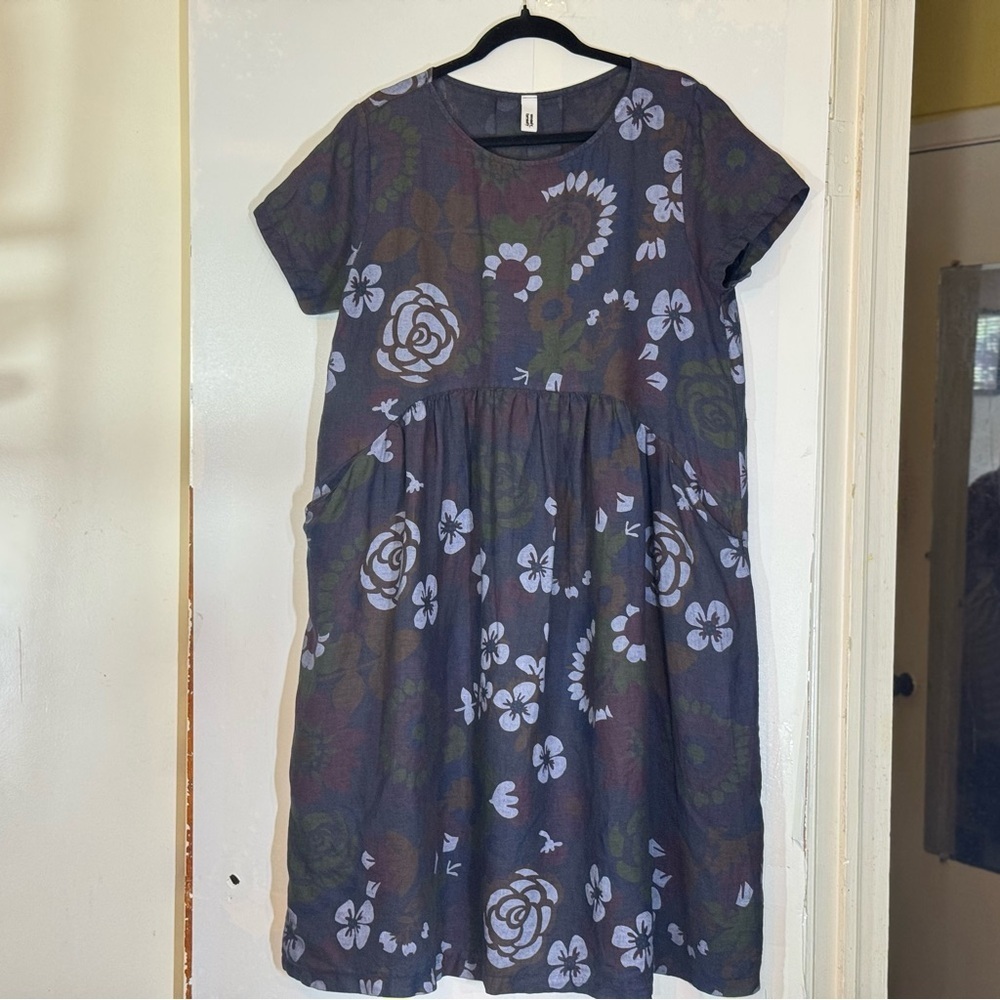 Wendy Trendy S.R.L Relaxed Flowy Floral Print Tunic Dress